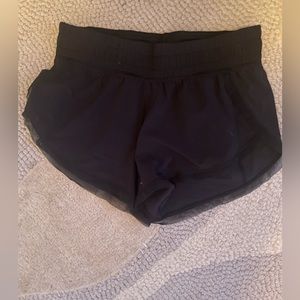 Black lululemon shorts